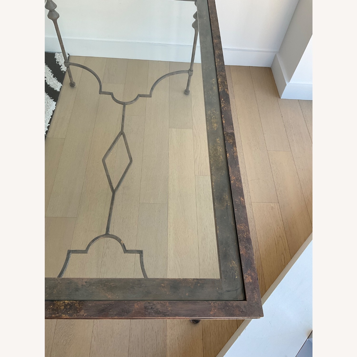 Metal and Glass Coffee Table - image-6