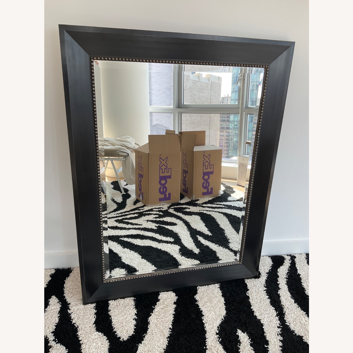 Black Studded Mirror - image-5