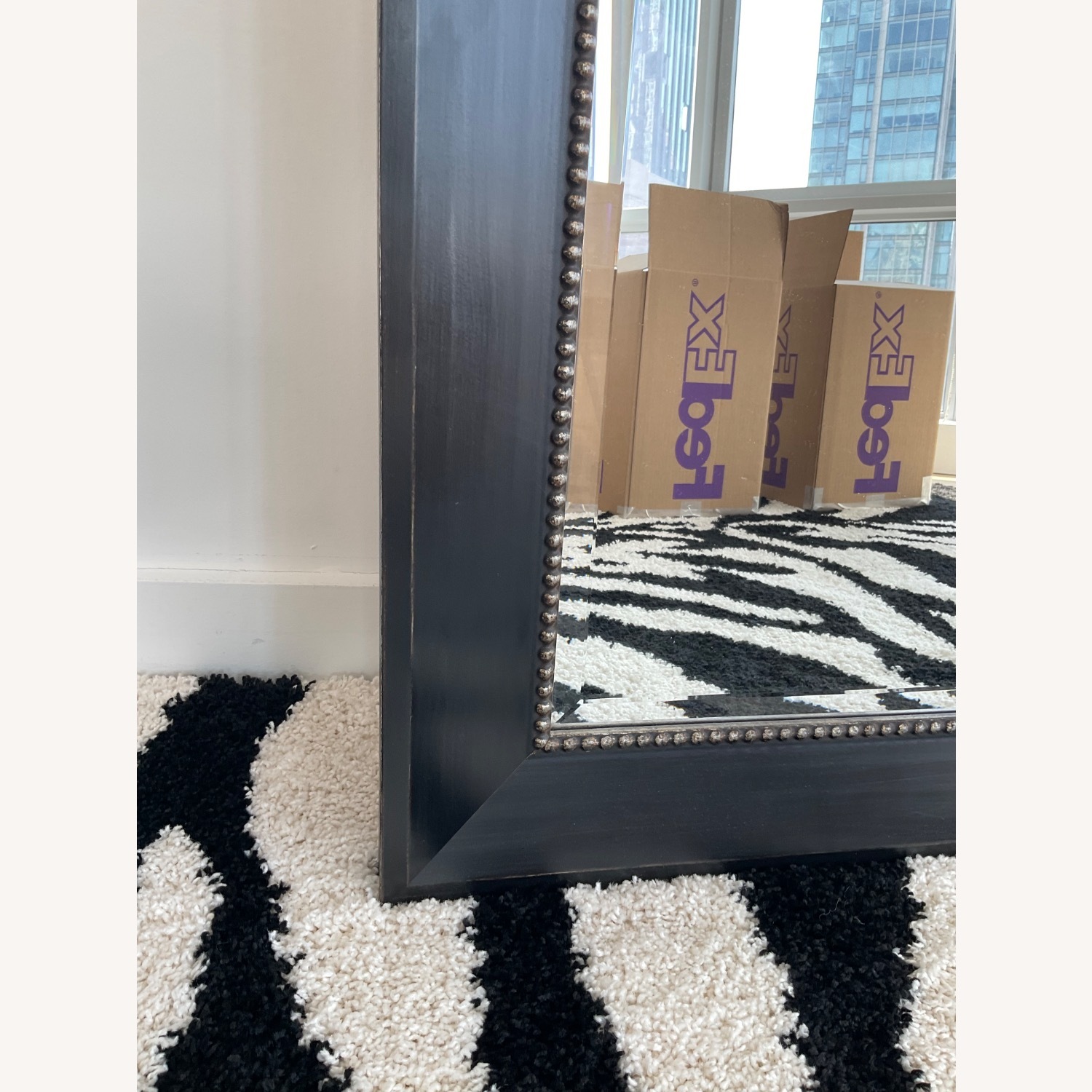 Black Studded Mirror - image-2