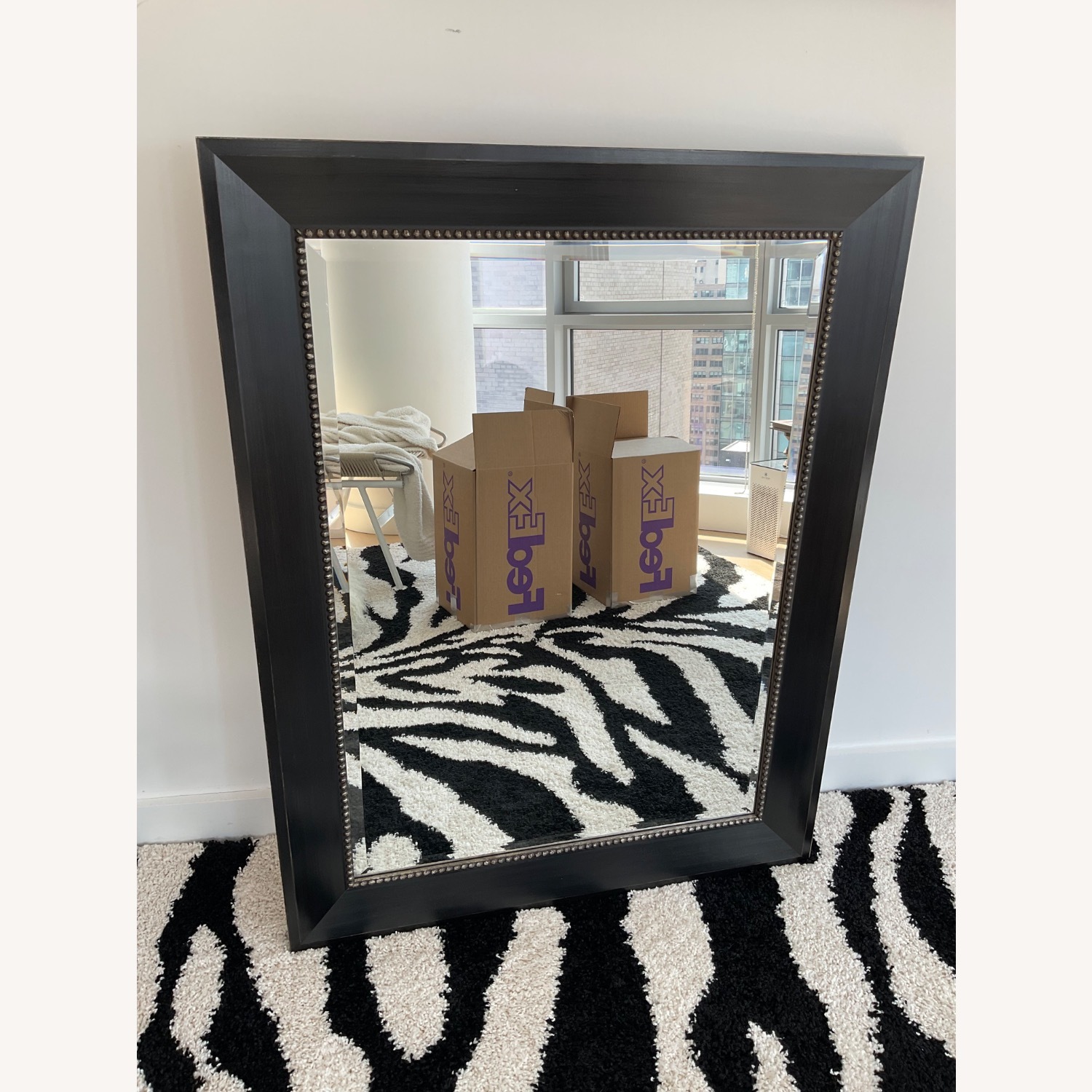 Black Studded Mirror - image-1