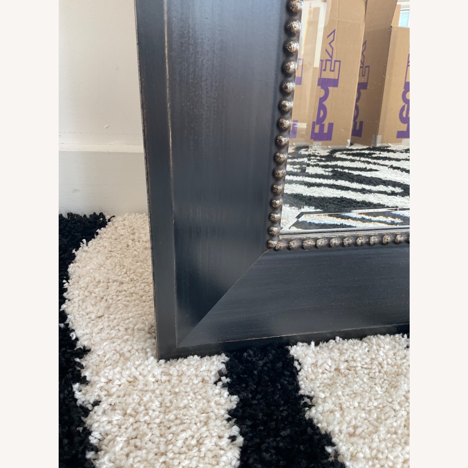 Black Studded Mirror - image-3