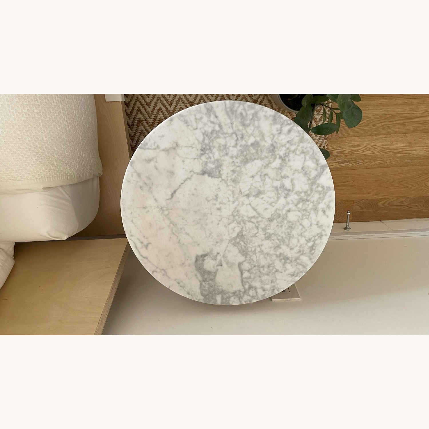 West Elm Pedestal Side Table - image-4