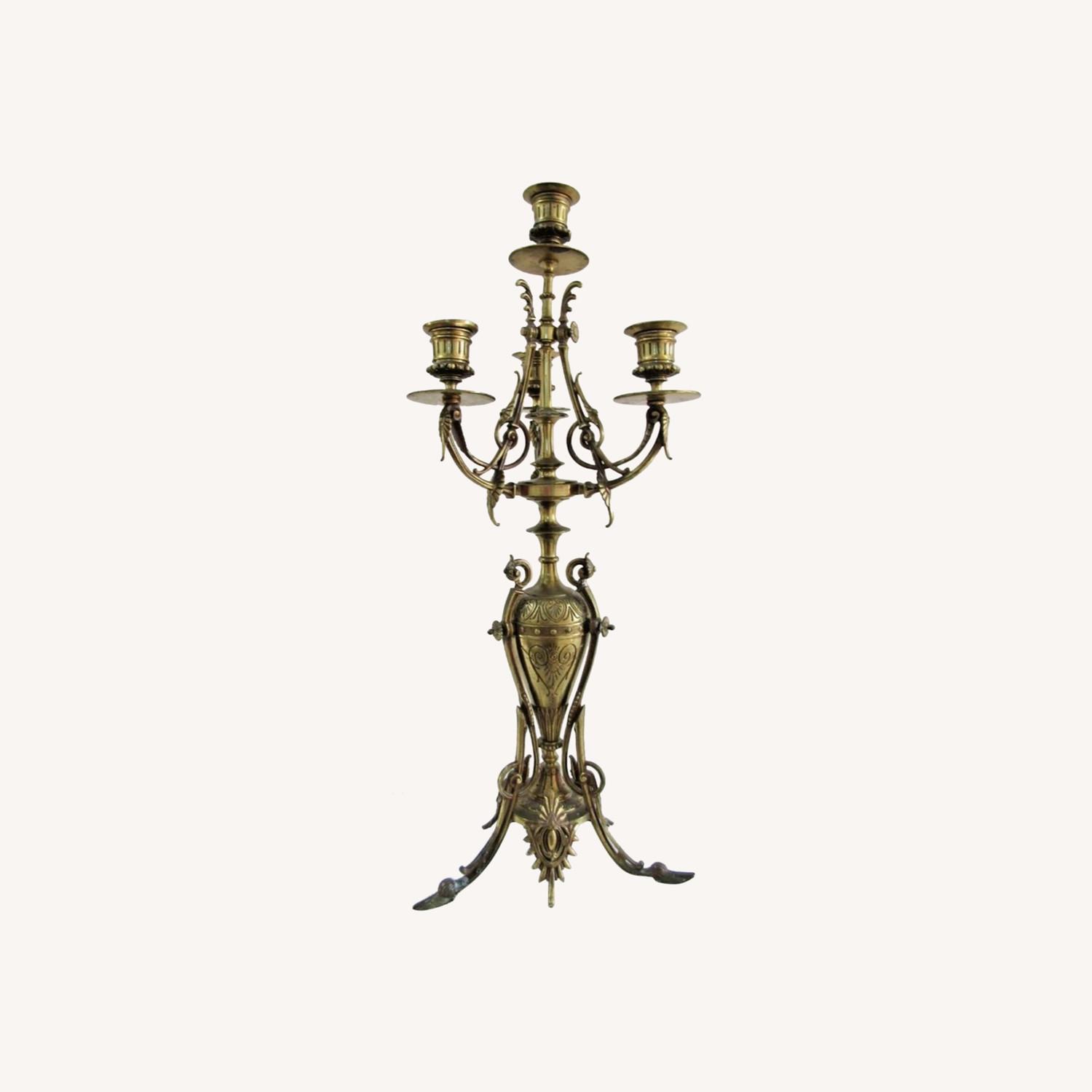Pair of 19th Century French Empire Candelabras - image-0