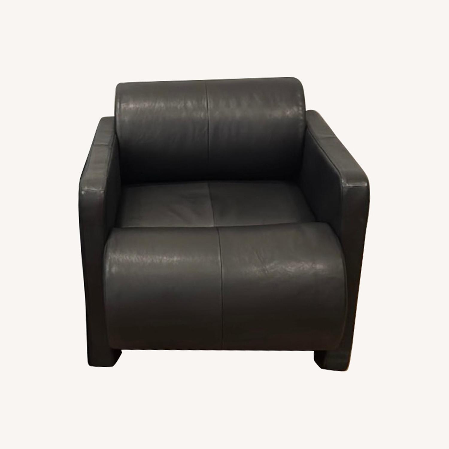 Kelly Wearstler Leather Chairs - image-0