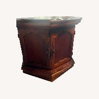 Hexagonal-shaped Side Tables With Storage