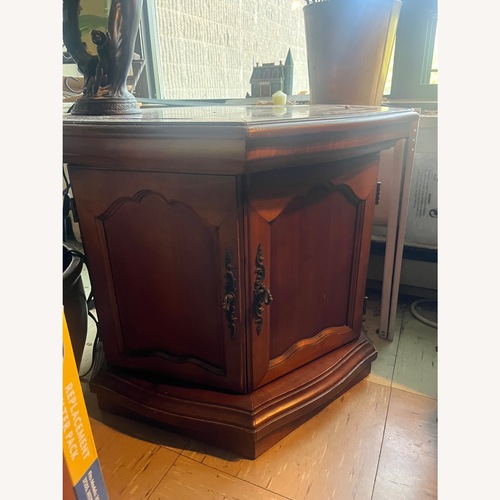 Used Hexagonal-shaped Side Tables With Storage for sale on AptDeco