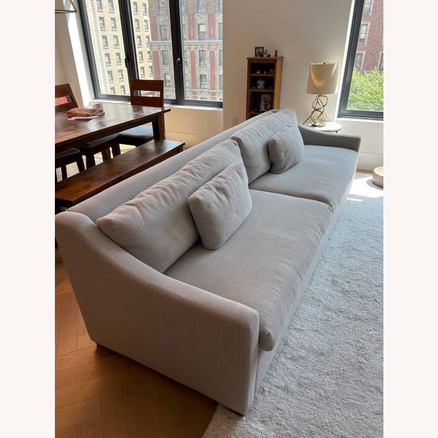 RH 9’ Belgian Classic Slope Arm Sofa - image-4