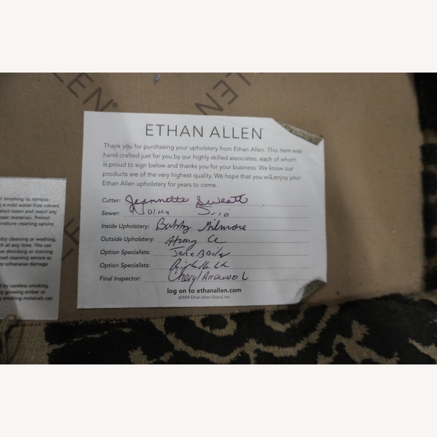 Luxury Custom Ethan Allen Armchair - image-3