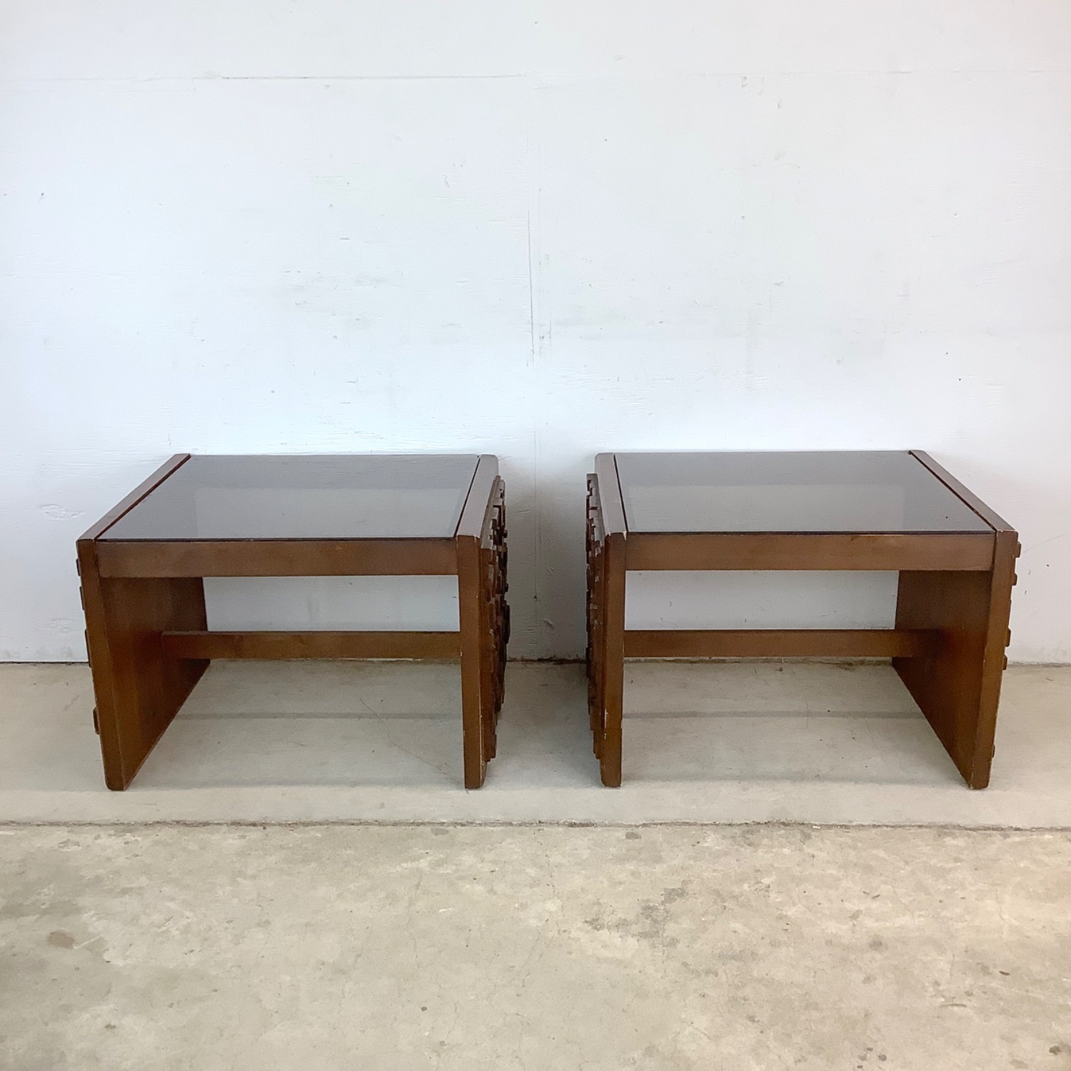 Pair Vintage End Tables - image-1