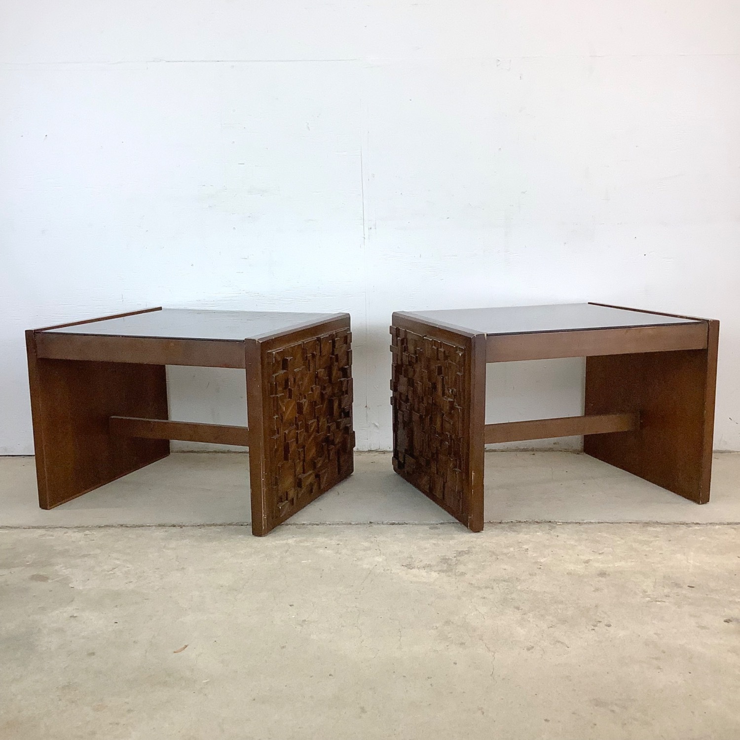 Pair Vintage End Tables - image-2