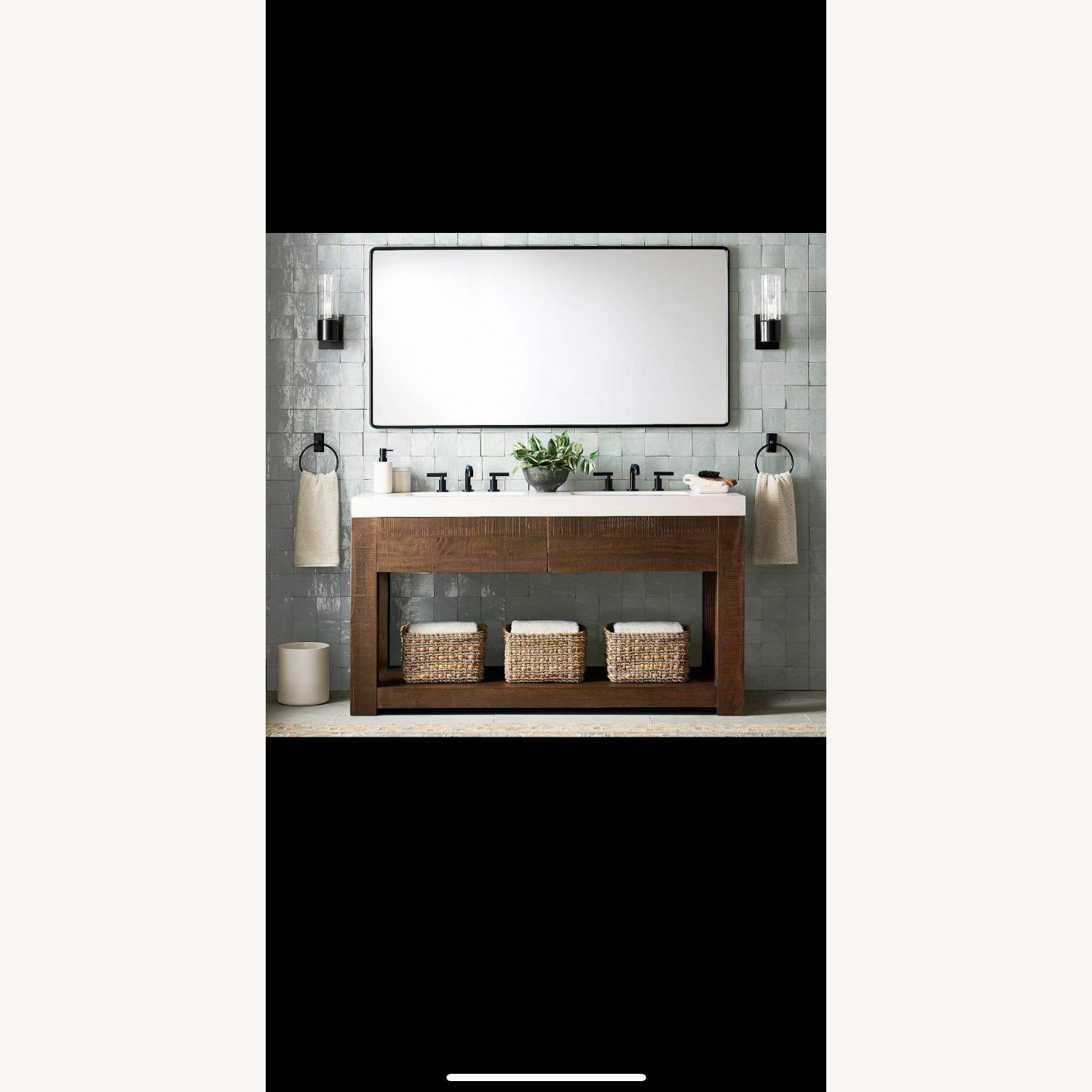 Vintage Double Wide Mirror - image-5