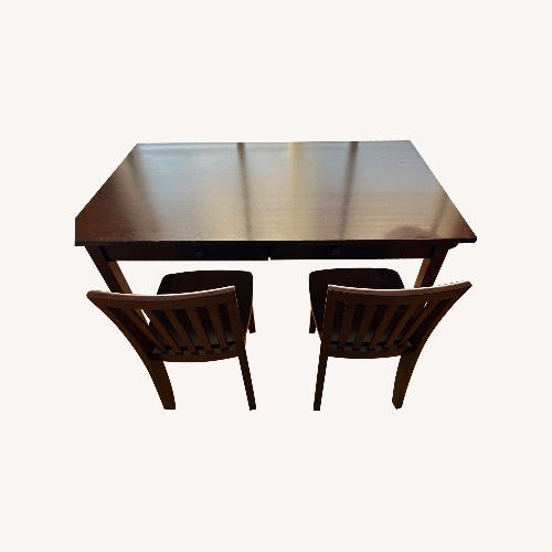 Used PB Kids Carolina Craft Table with two Play Chairs for sale on AptDeco