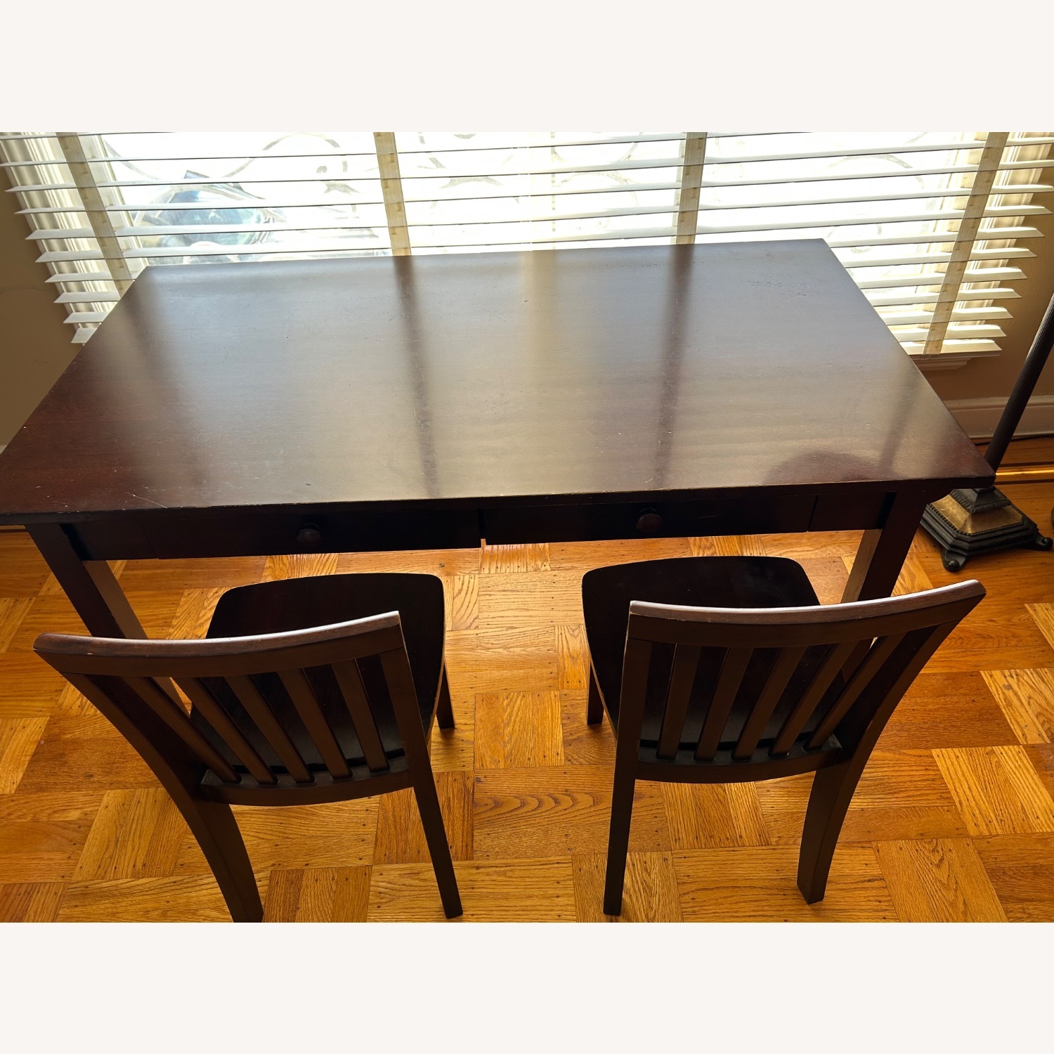 PB Kids Carolina Craft Table with two Play Chairs - image-1