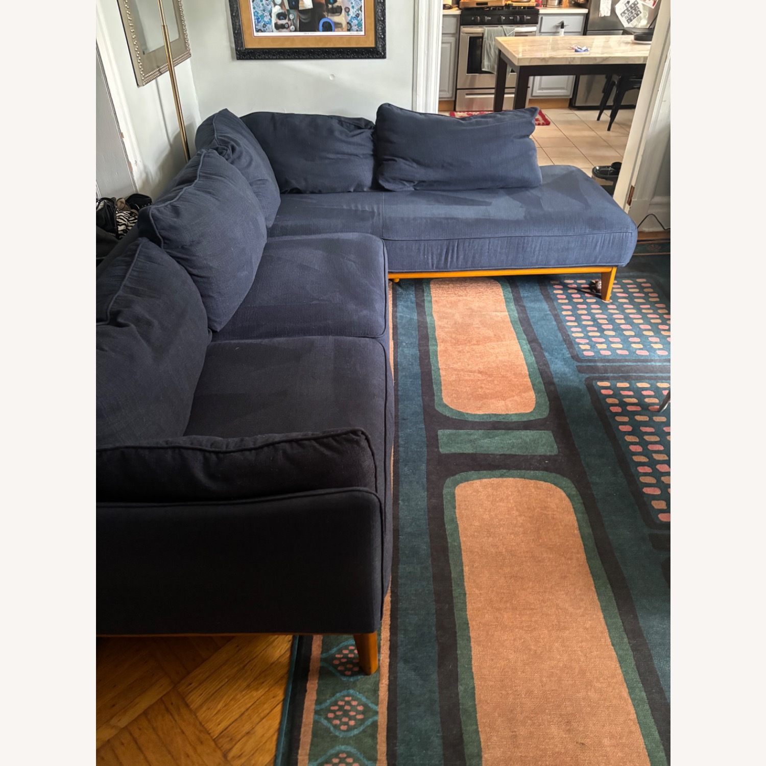 Jolene Midnight Blue Sectional  - image-3