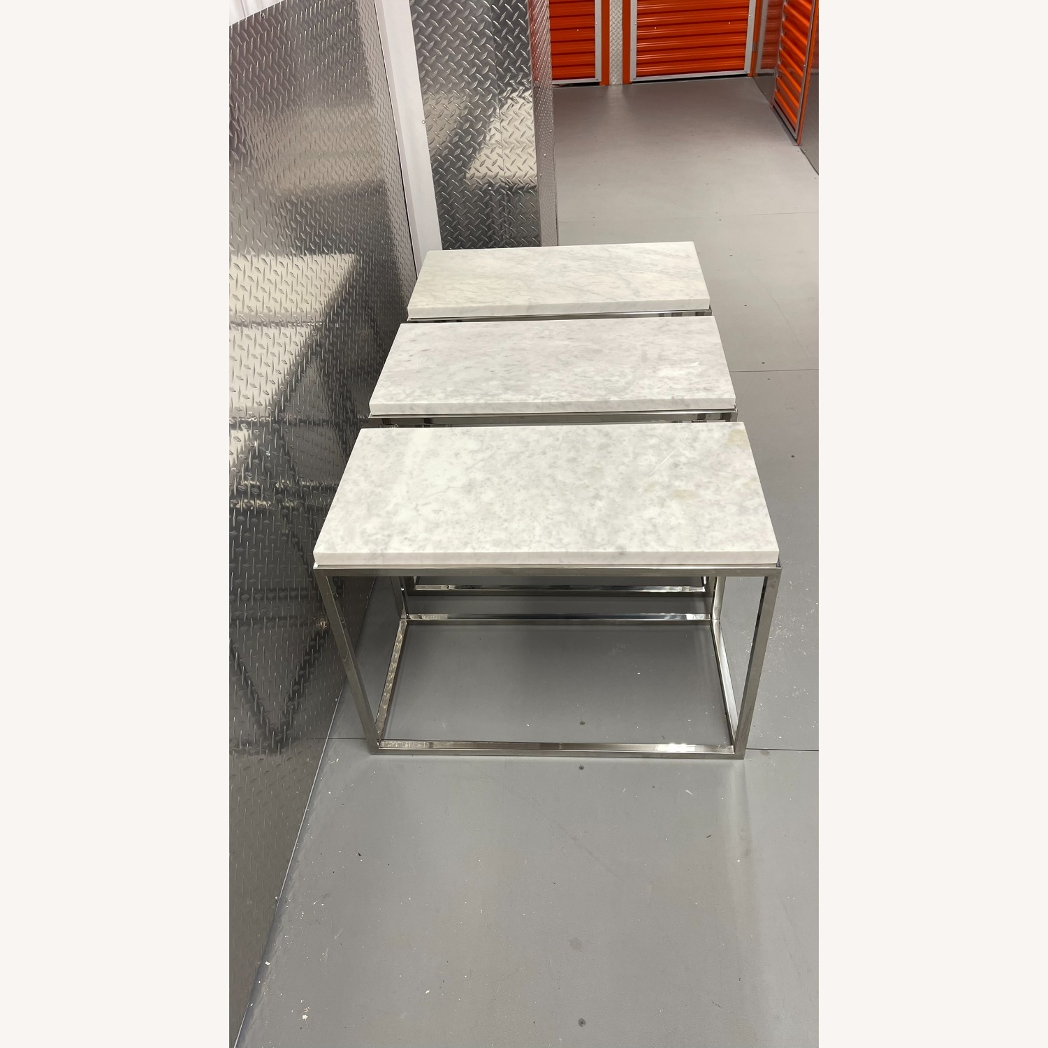 Restoration Hardware Nicholas Marble Coffee Table - image-4