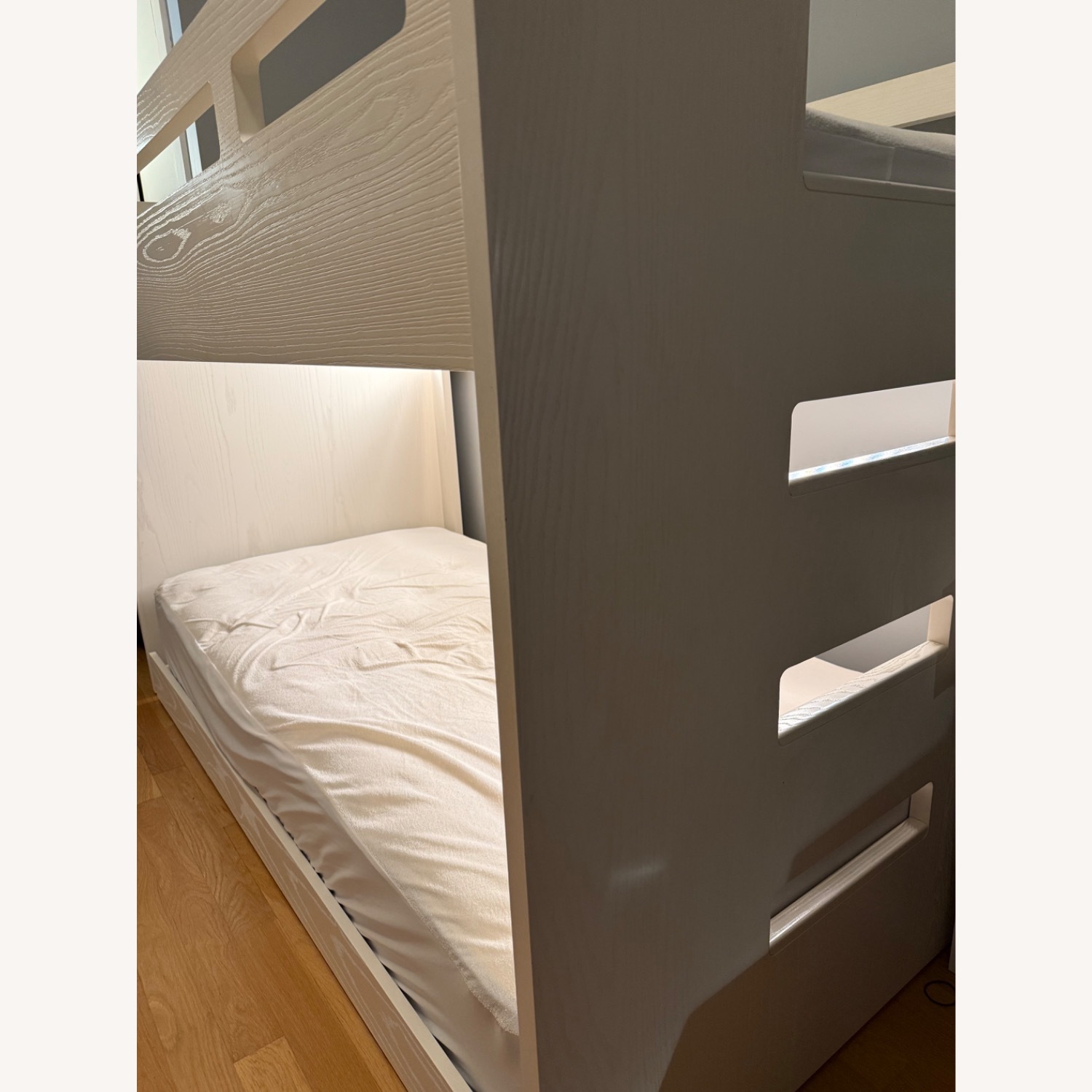 Crate & Kids Abridged White Wood Twin Bunk Bed - image-3