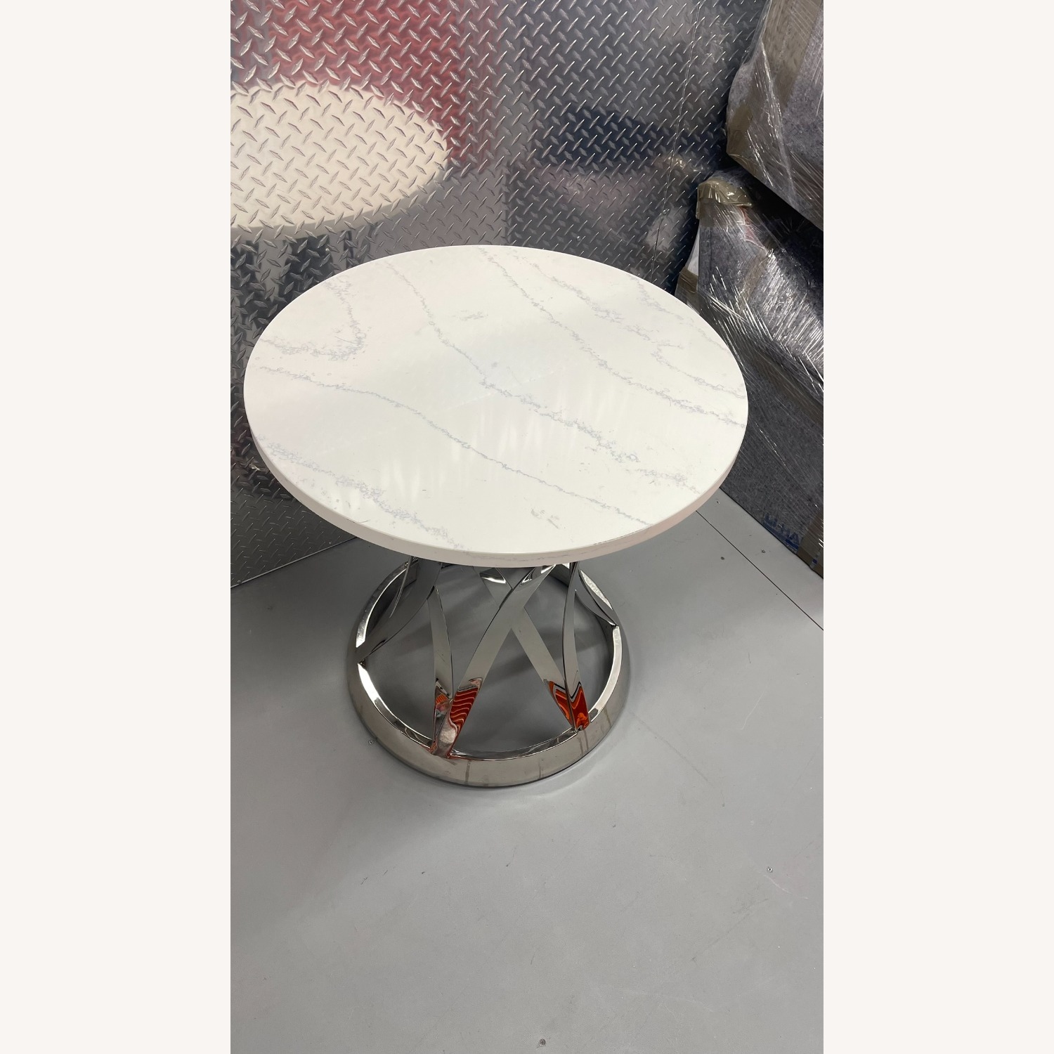 Janet Round Marble Coffee Table - image-5