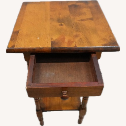 Used Vintage Wooden Side Table  for sale on AptDeco