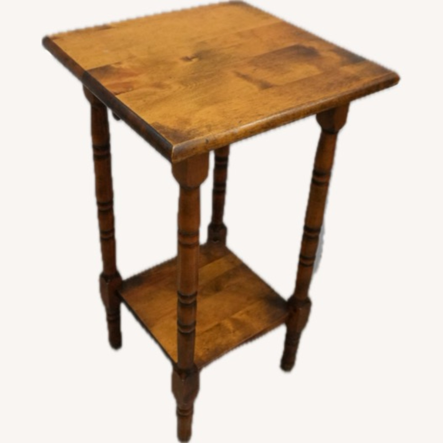 Vintage Wooden Side Table  - image-2