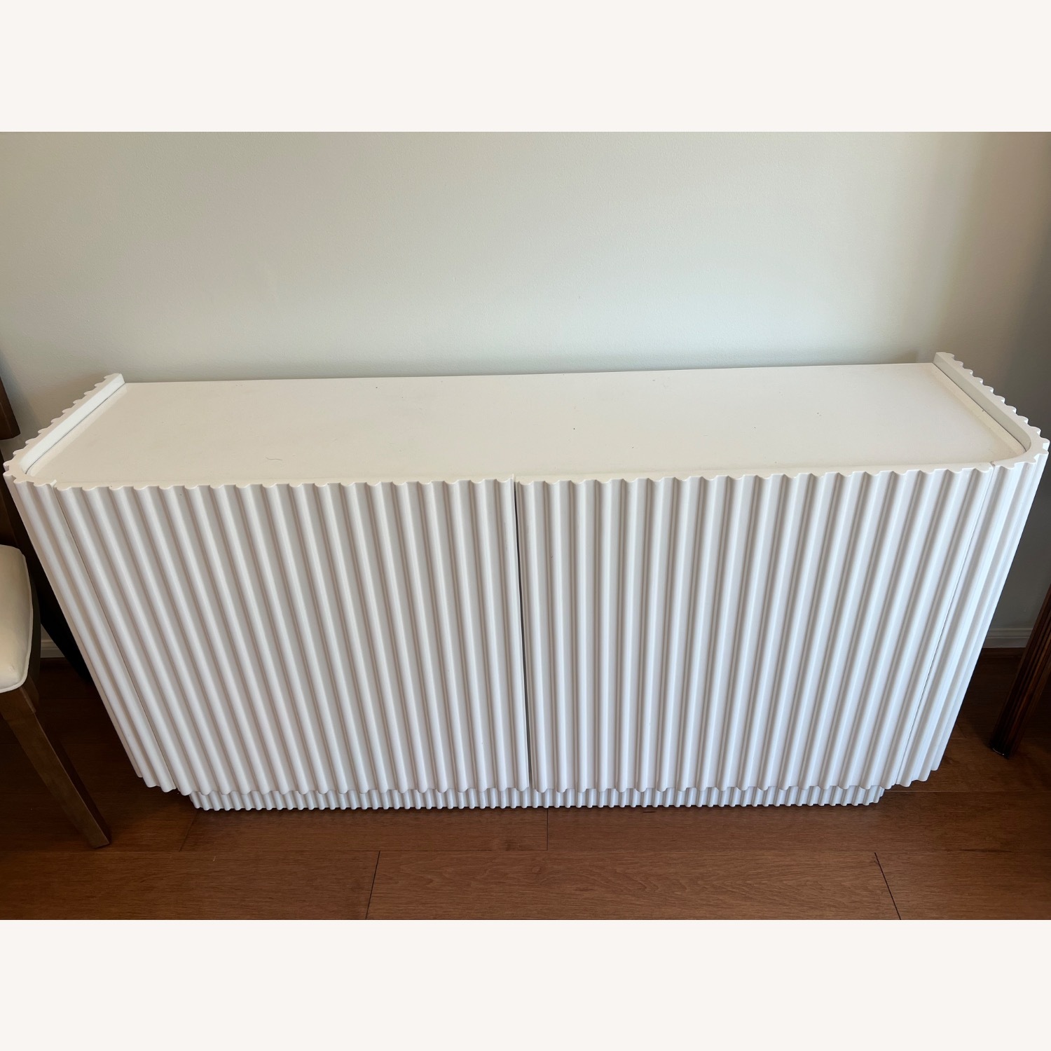 CB2 Truffle 59" White High-Gloss Lacquered Credenza - image-2