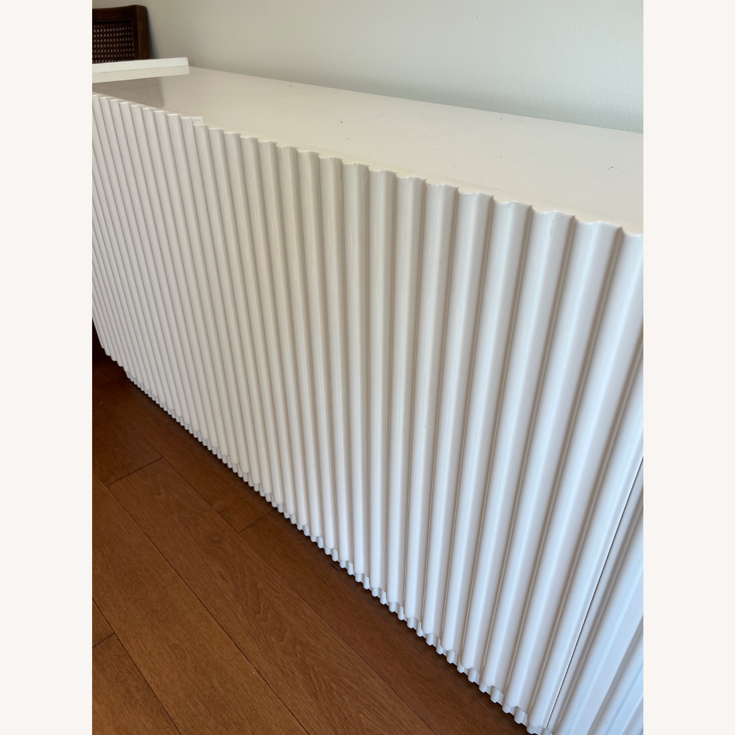 CB2 Truffle 59" White High-Gloss Lacquered Credenza - image-4