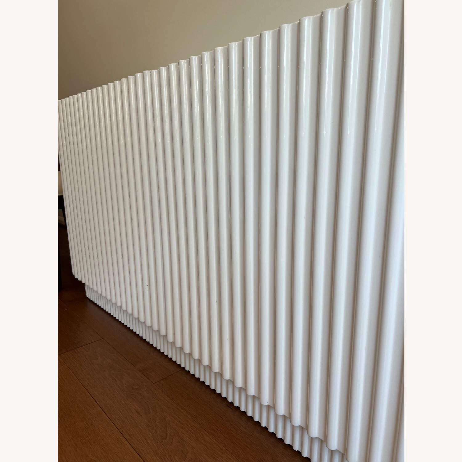 CB2 Truffle 59" White High-Gloss Lacquered Credenza - image-5