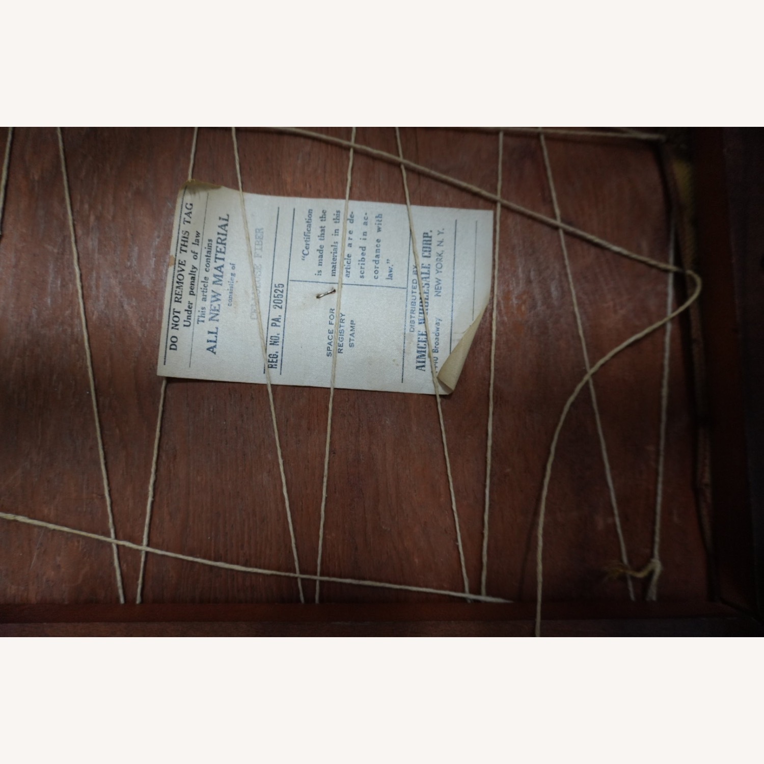 Vintage Needlepoint Floral Upholstery Footstool  - image-4