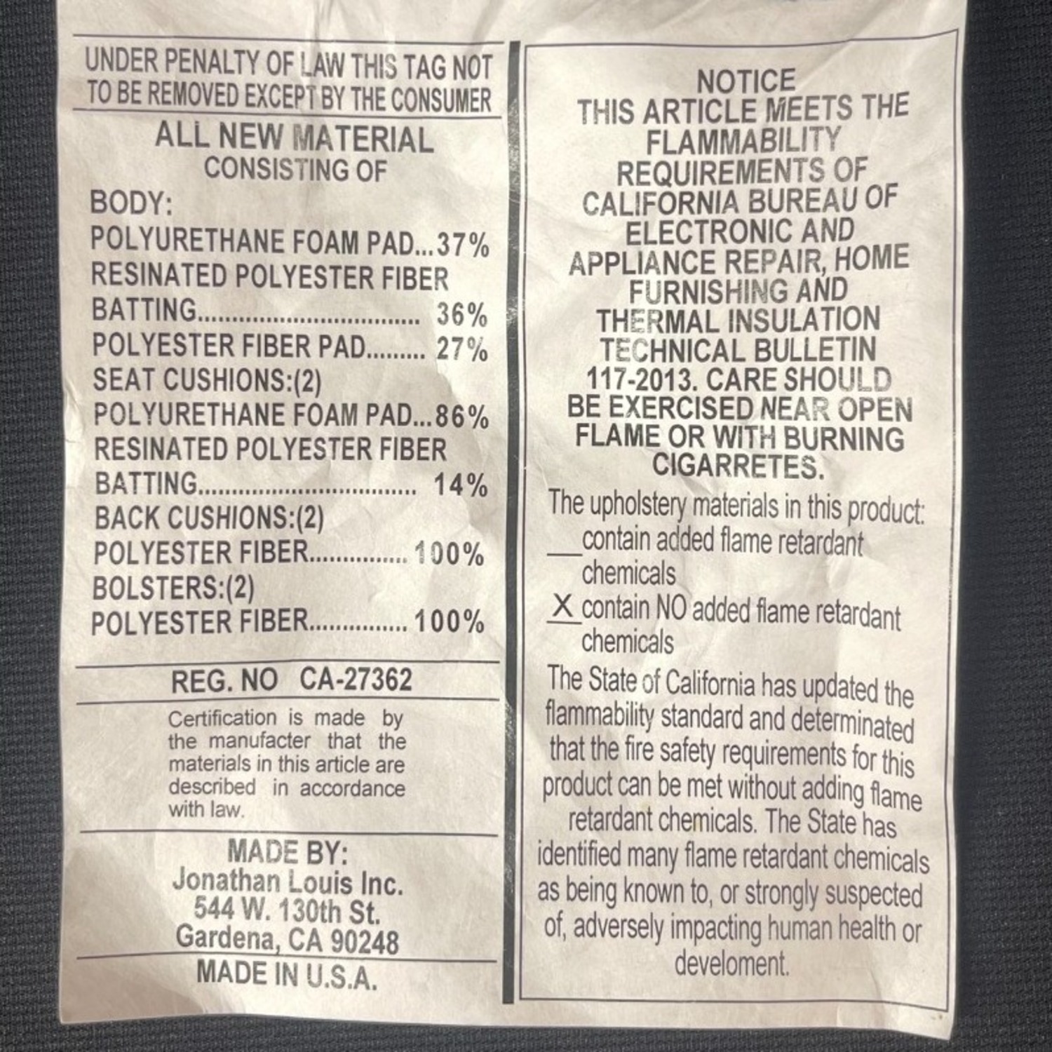 Jonathan Louis Faux Fur Black Chair Set of 2 - image-8