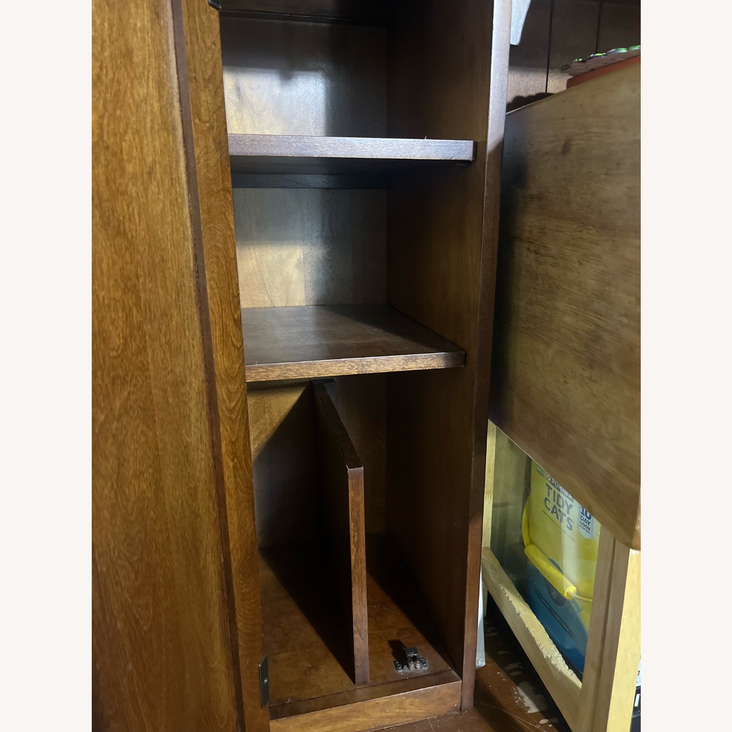 Wood Entertainment Center - image-8