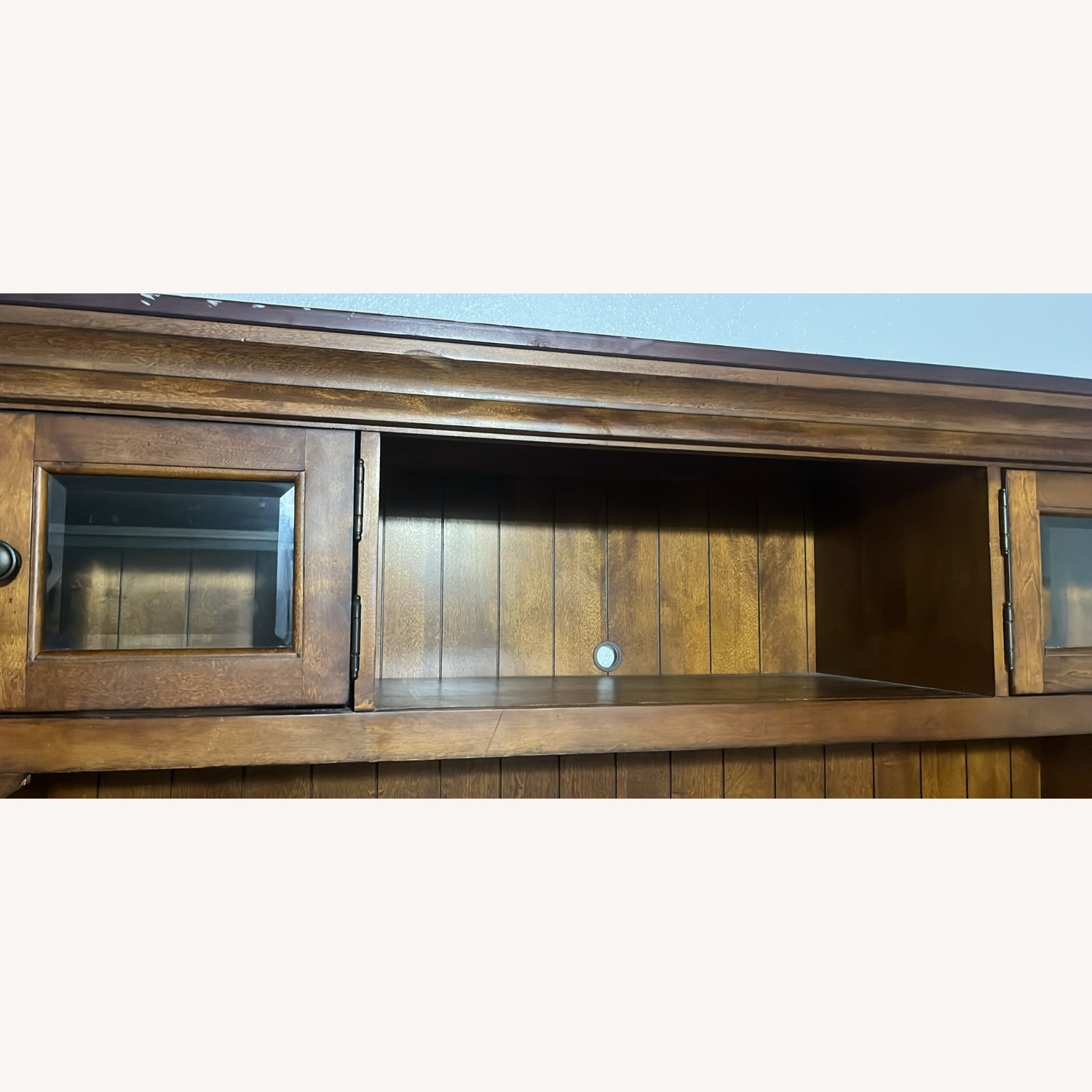 Wood Entertainment Center - image-10