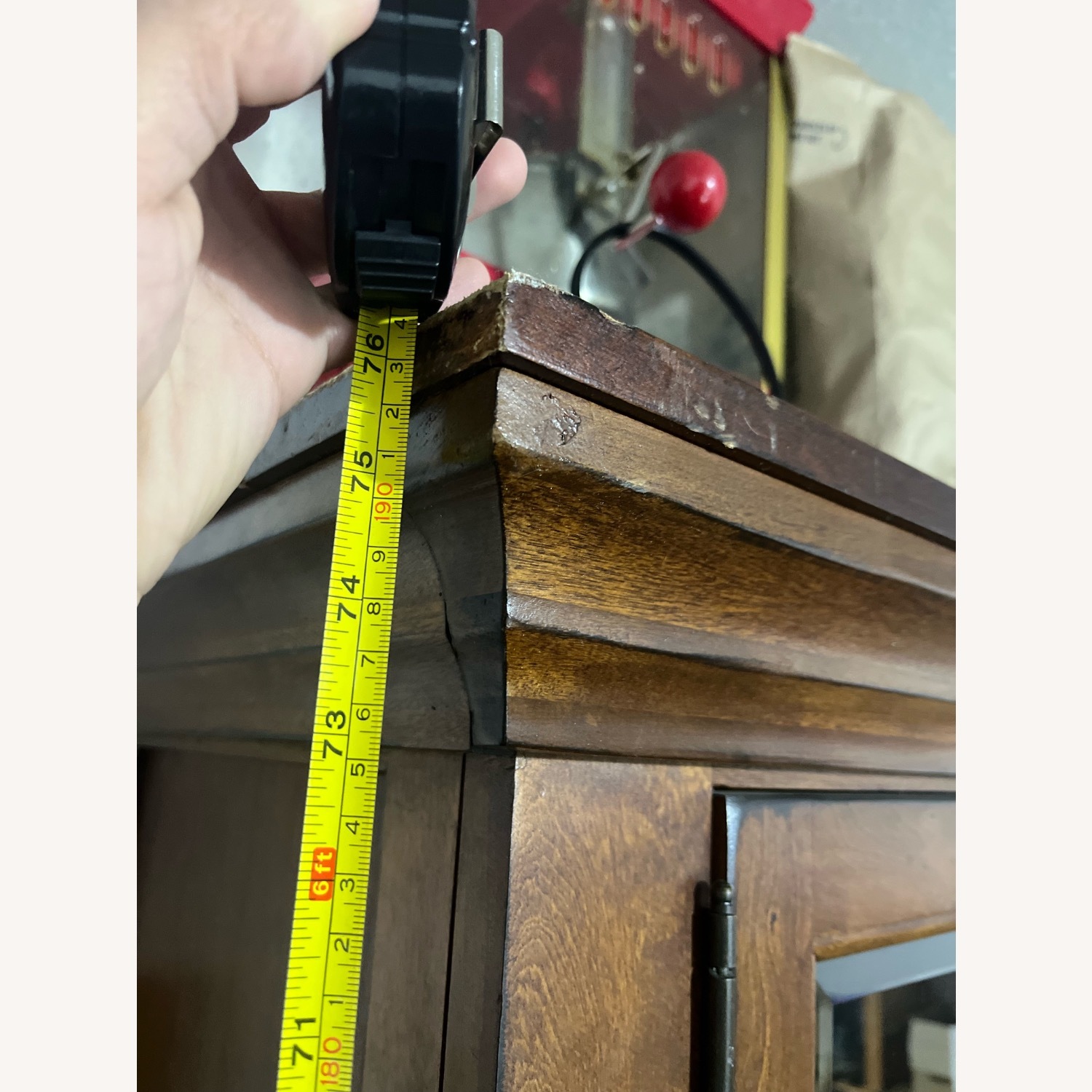 Wood Entertainment Center - image-6