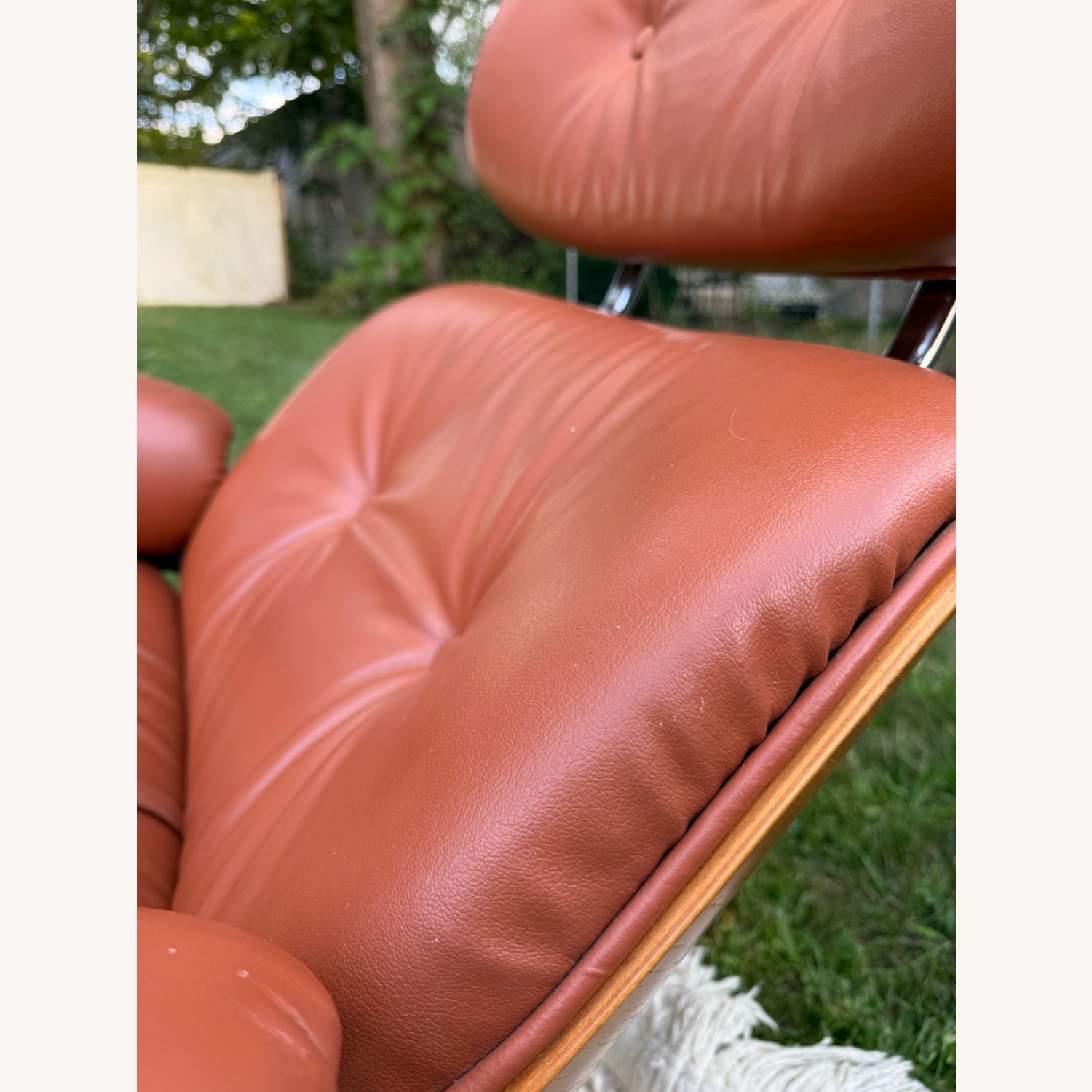 Cofemo Vintage Swivel / Rocker Chair & Ottoman Set - image-11