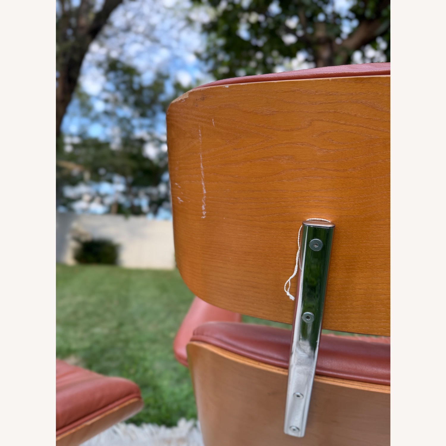 Cofemo Vintage Swivel / Rocker Chair & Ottoman Set - image-15