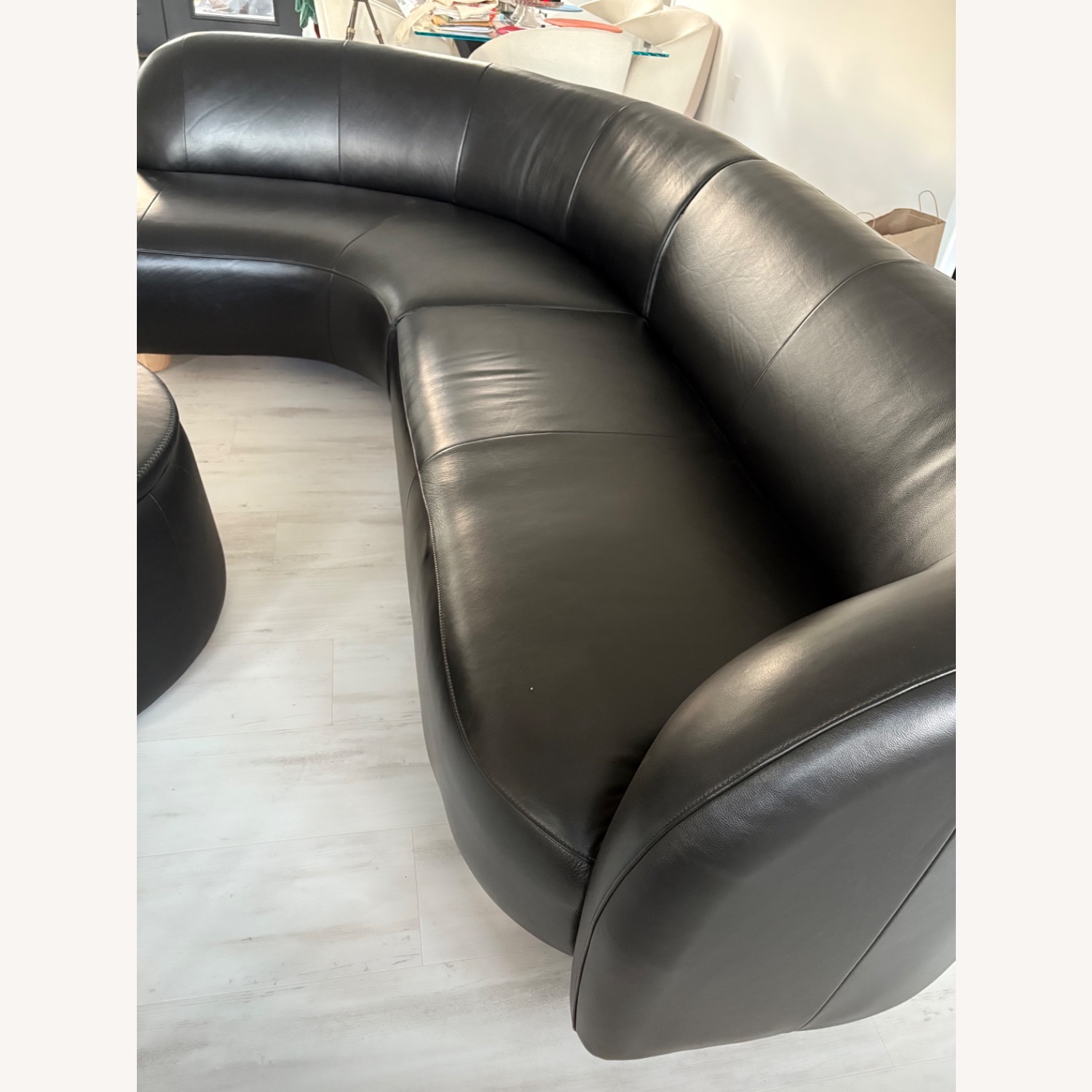 West Elm Laurent Leather  2 Piece Sectional - image-2