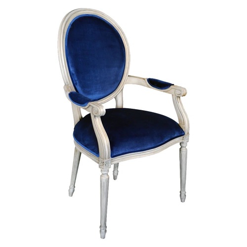 Used Miraz 24 Louis XVI Style Accent Chair for sale on AptDeco