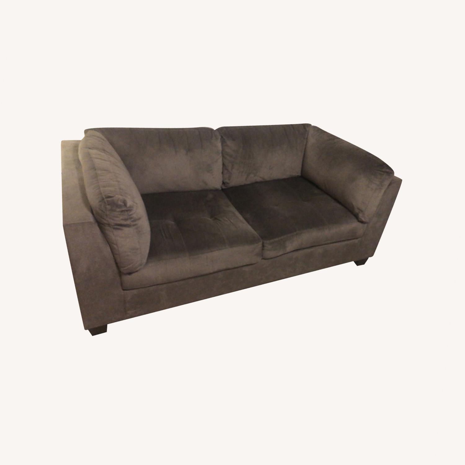 Dark Gray Loveseat - image-0