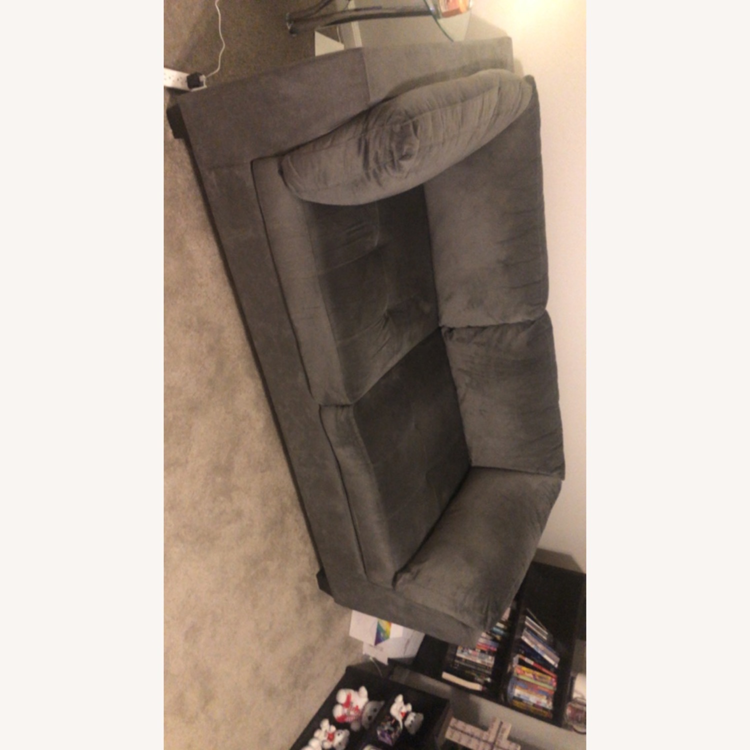 Dark Gray Loveseat - image-1