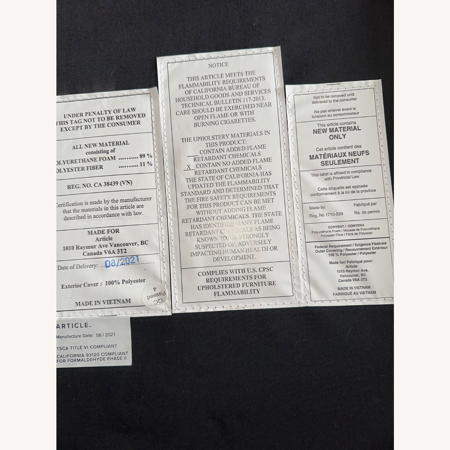 Article Oscuro Dining Chairs - image-4