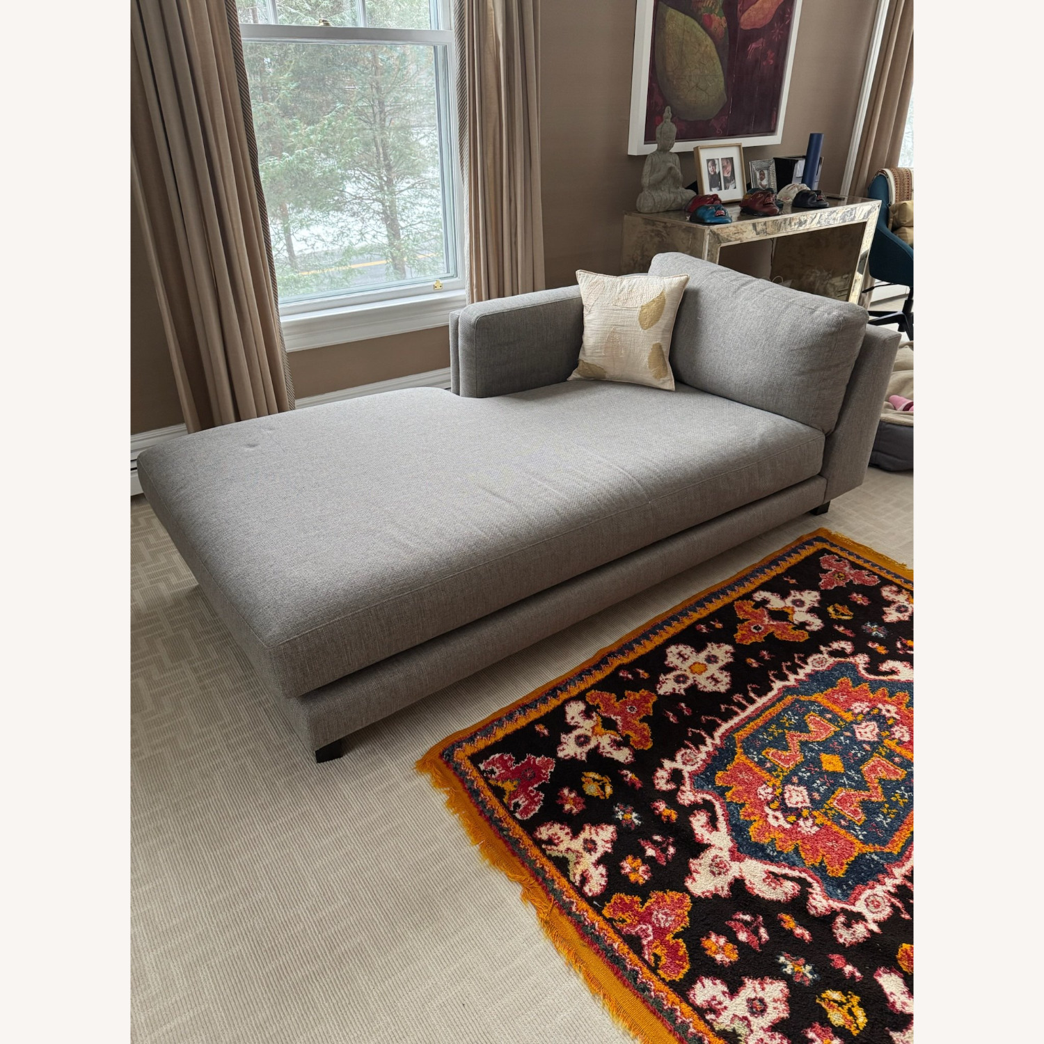 Room & Board Jasper Chaise Light Gray - image-1