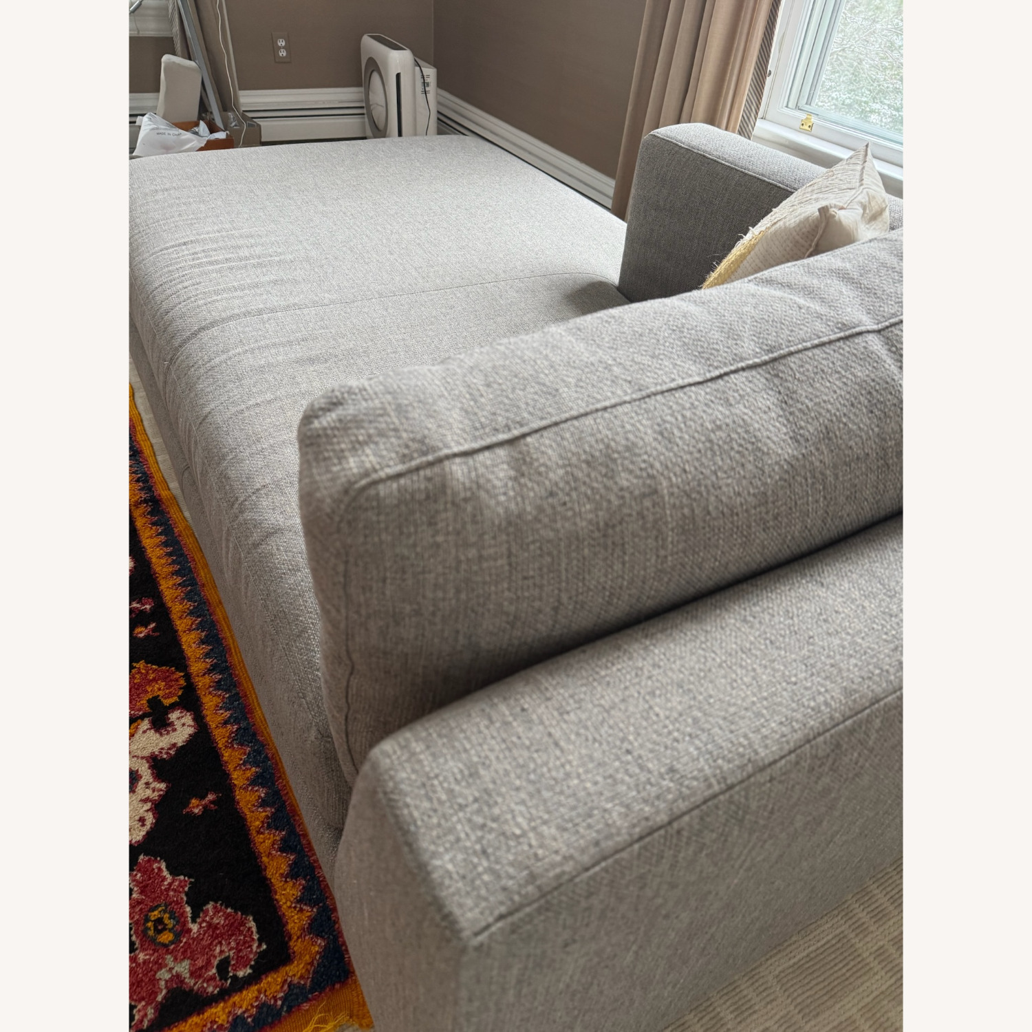 Room & Board Jasper Chaise Light Gray - image-3