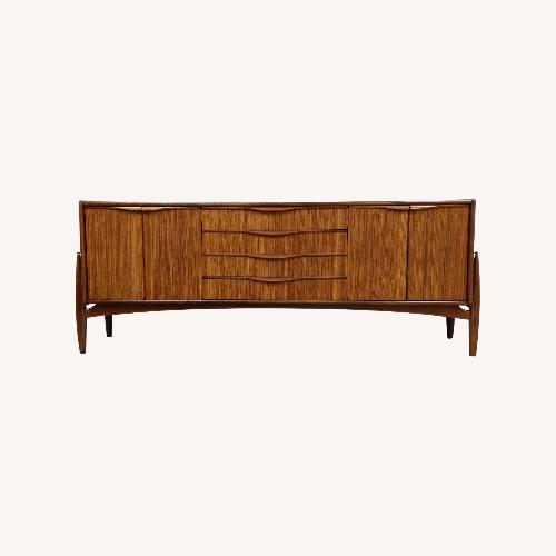 Used Vintage Mid Century Modern Zebrano Credenza for sale on AptDeco