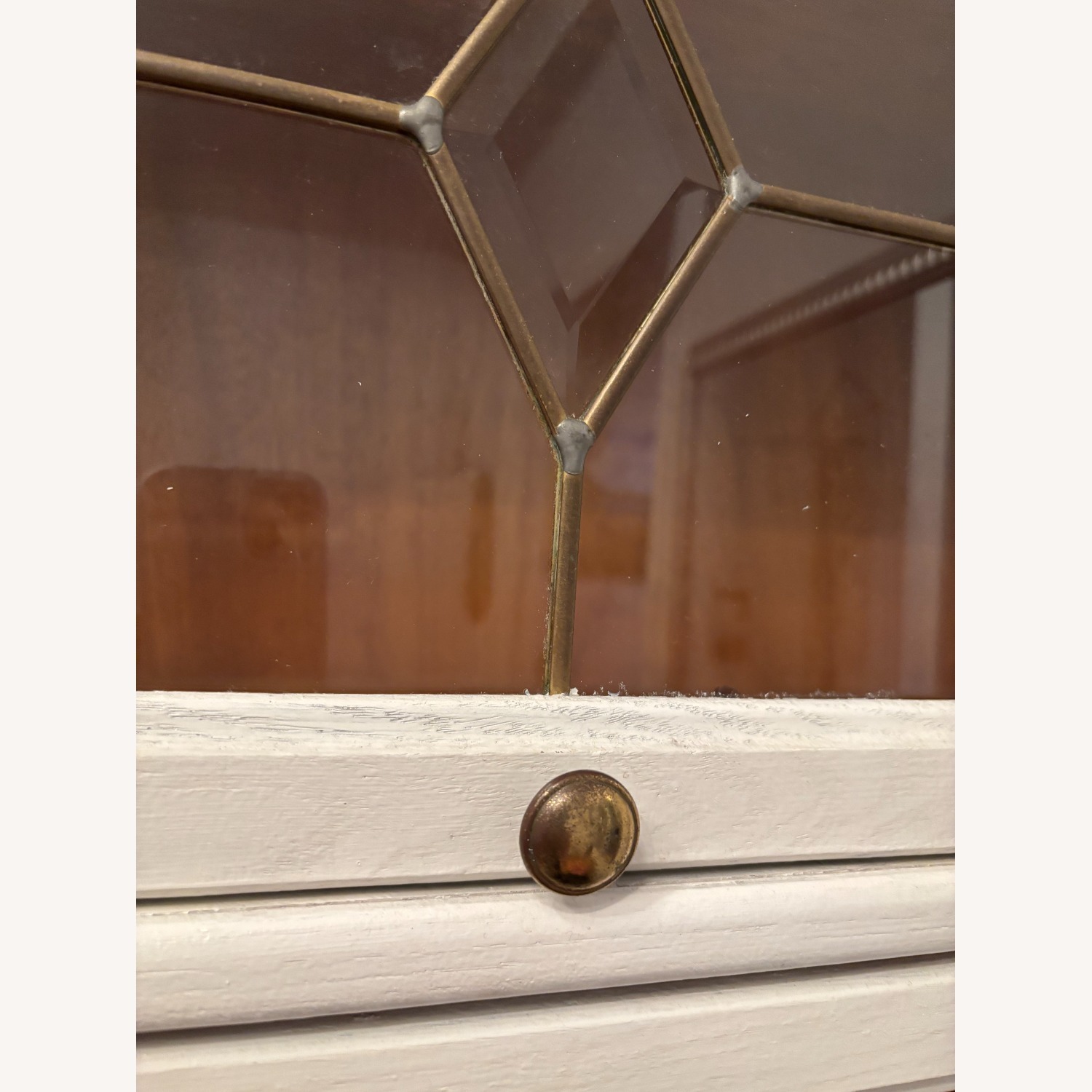 Oak Bookcase with Glass Doors - image-5