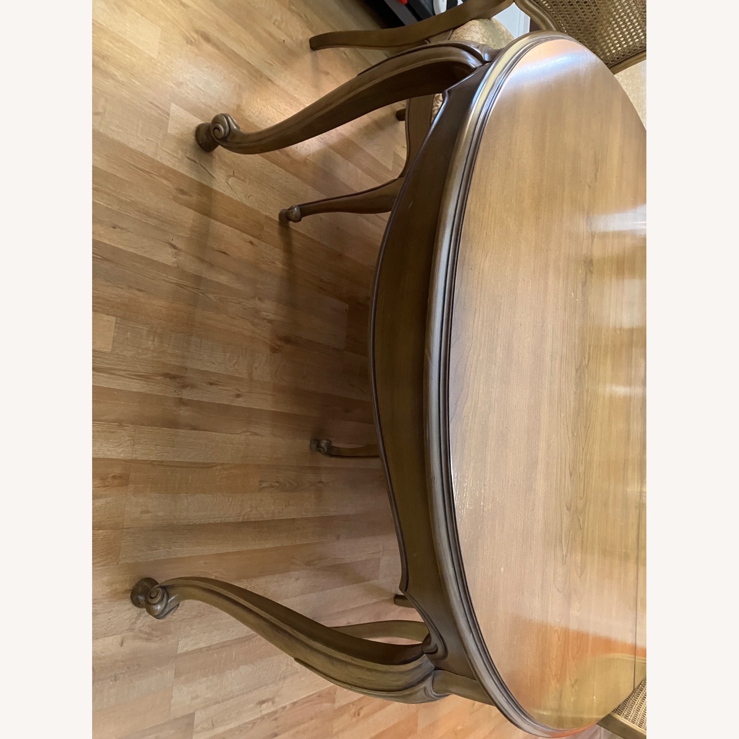 Vintage Dining Room Table with 3 Leaves - image-5