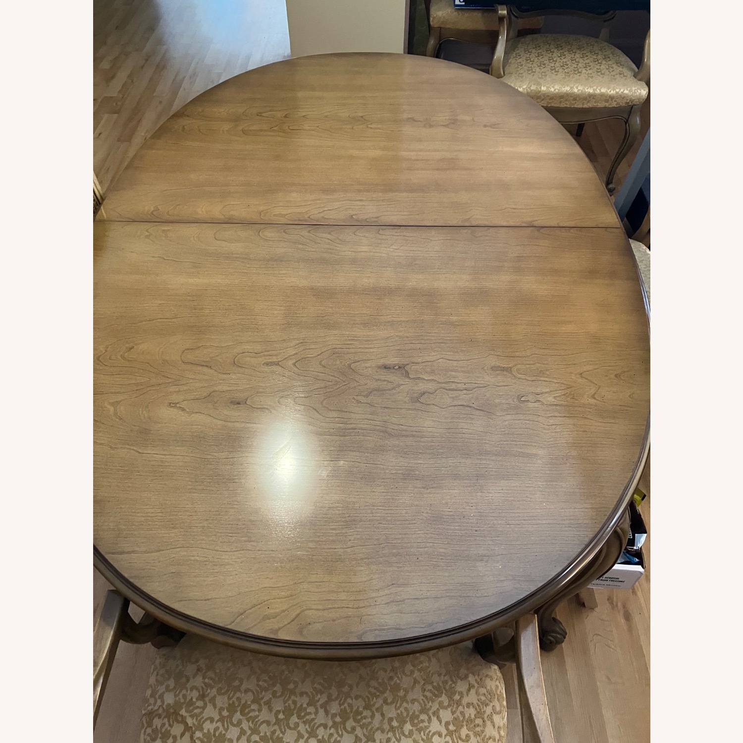 Vintage Dining Room Table with 3 Leaves - image-4