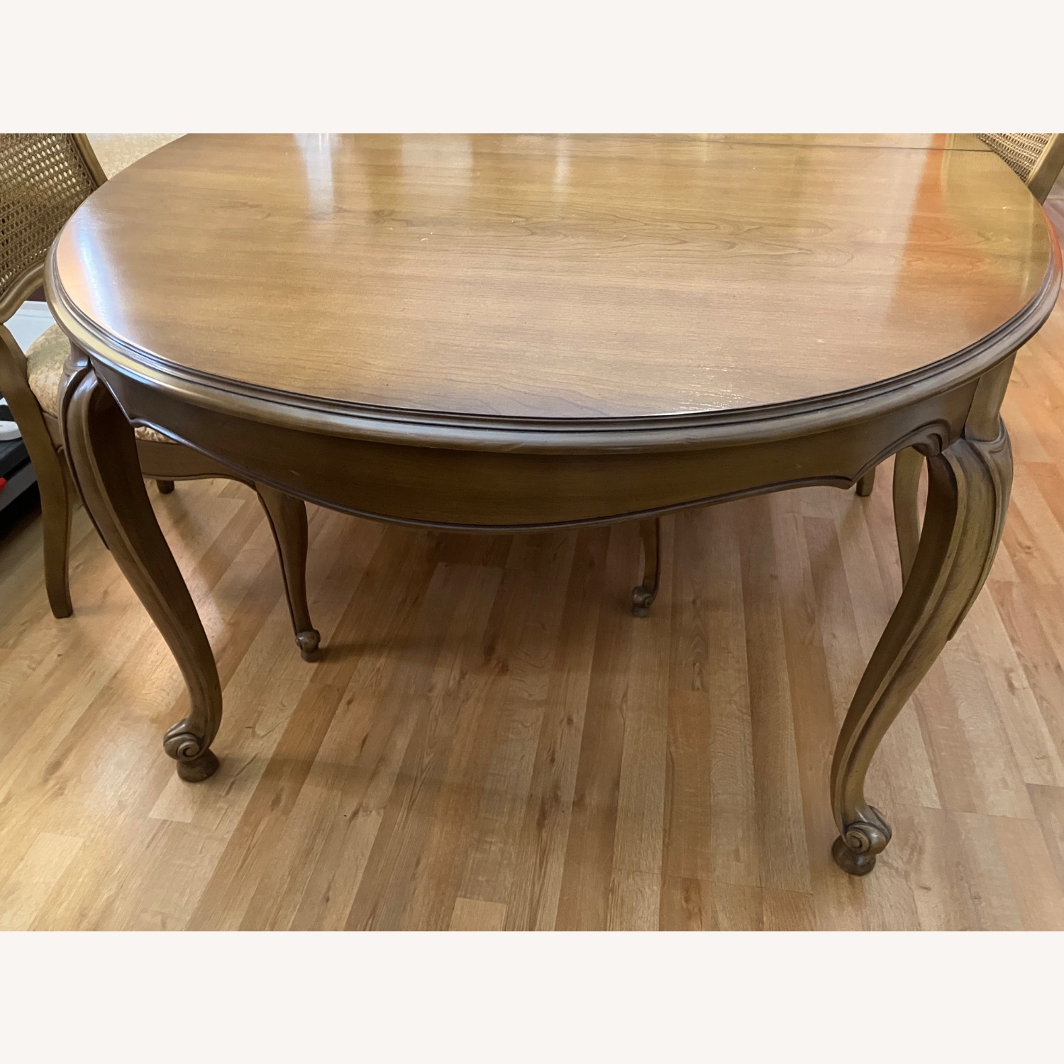 Vintage Dining Room Table with 3 Leaves - image-0