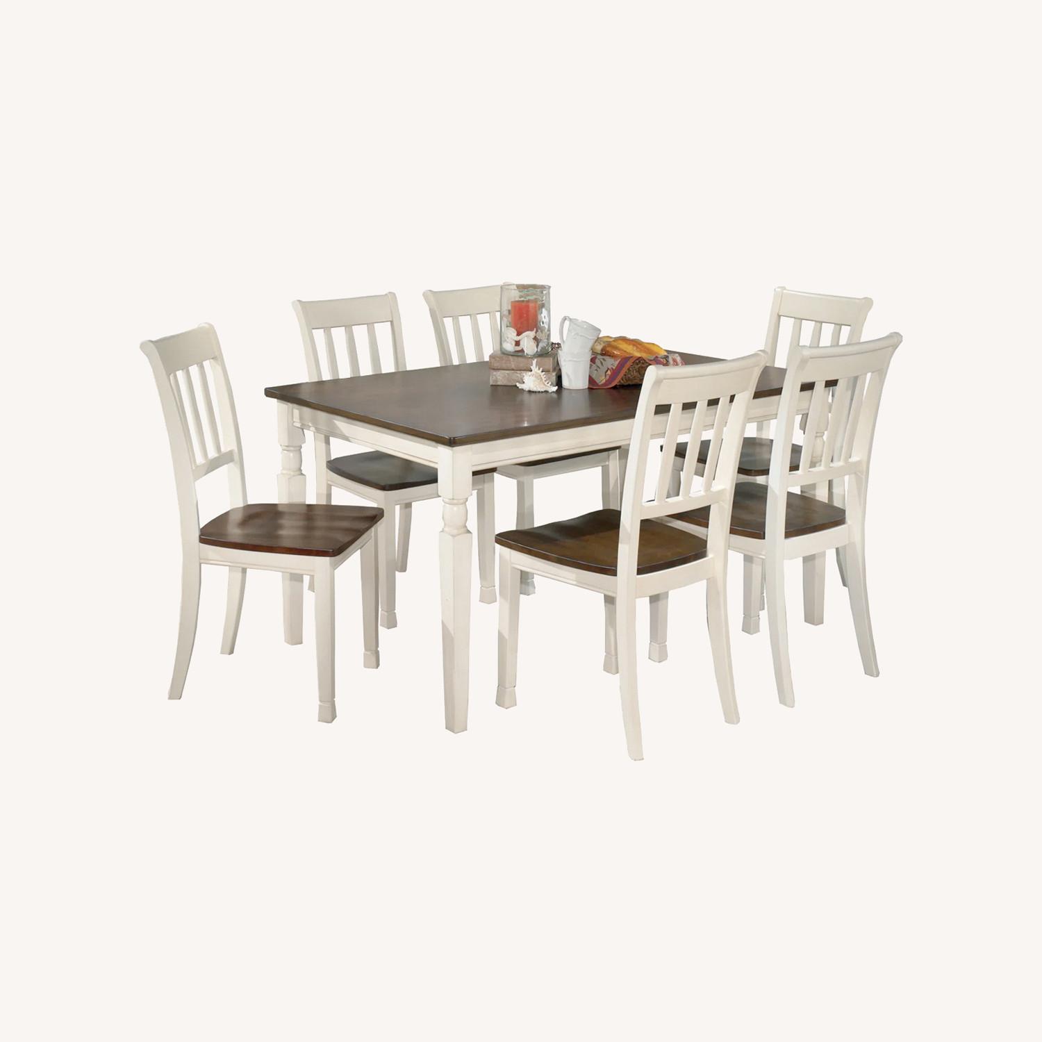Solid Wood Dining Set for Four - image-0