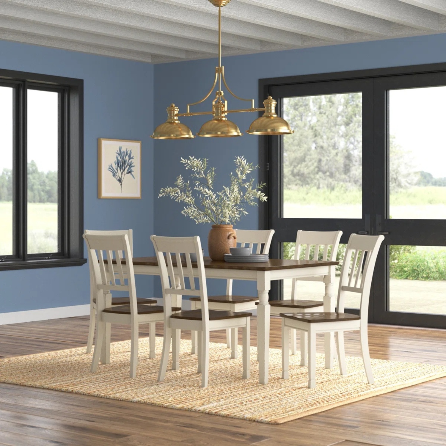 Solid Wood Dining Set for Four - image-5