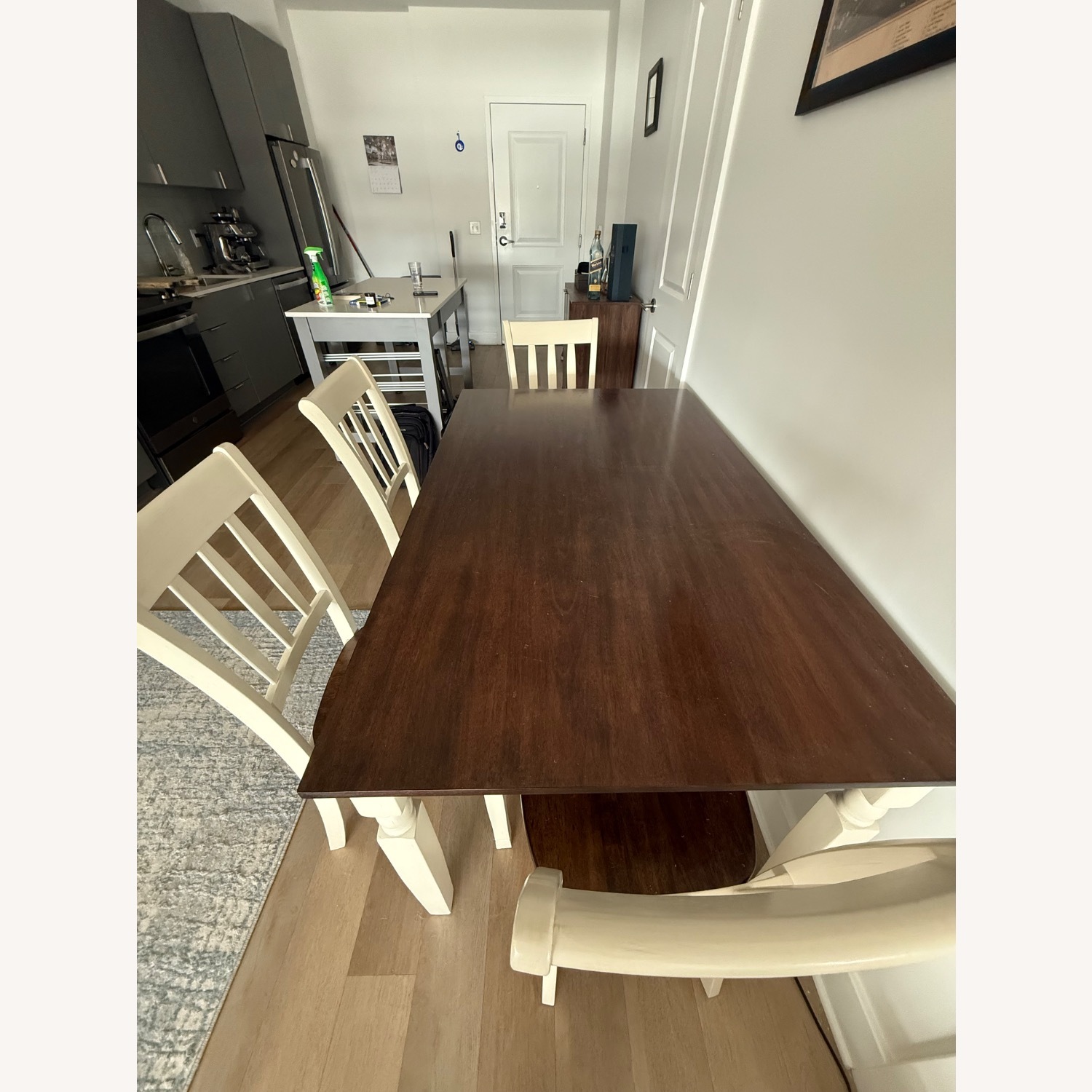 Solid Wood Dining Set for Four - image-2