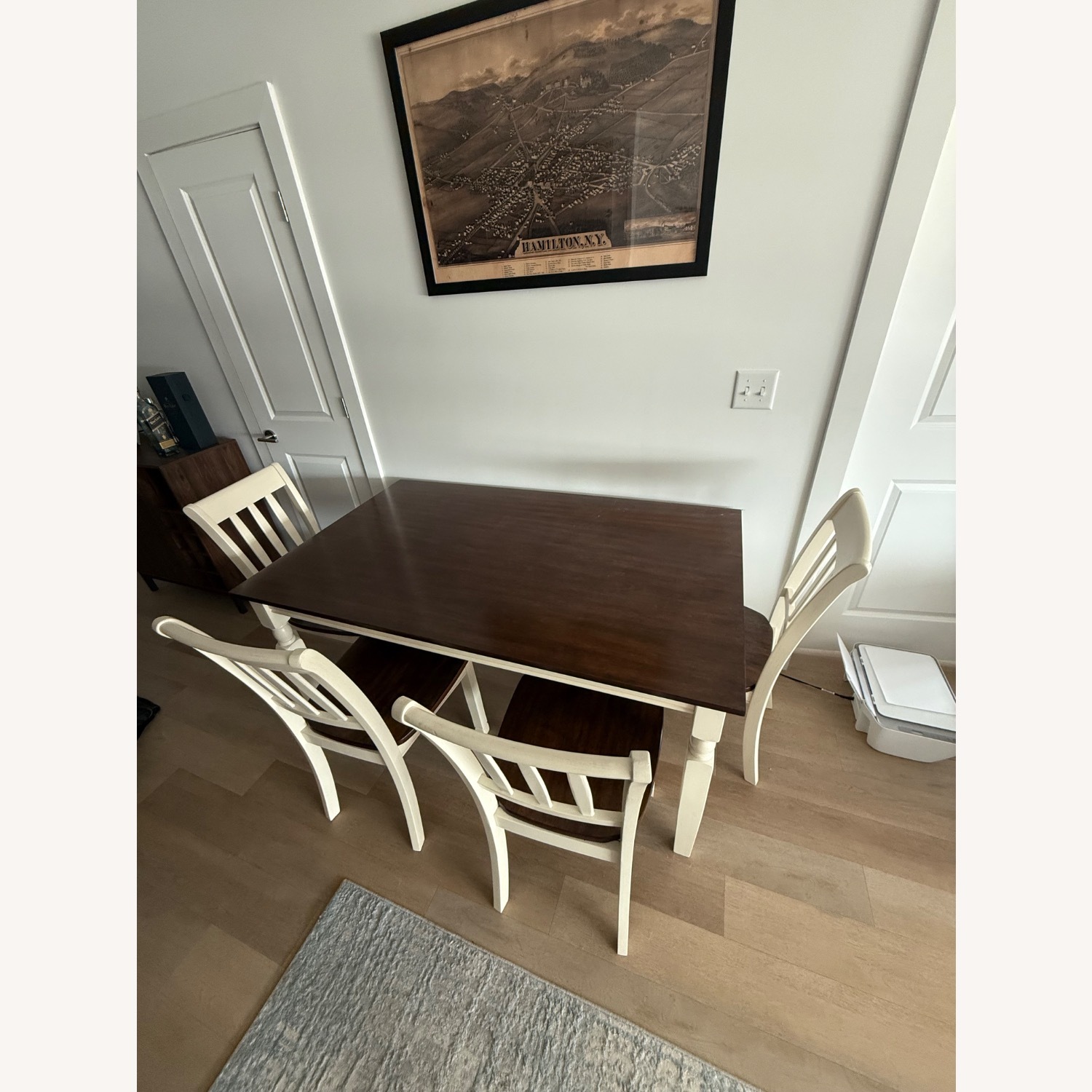 Solid Wood Dining Set for Four - image-1