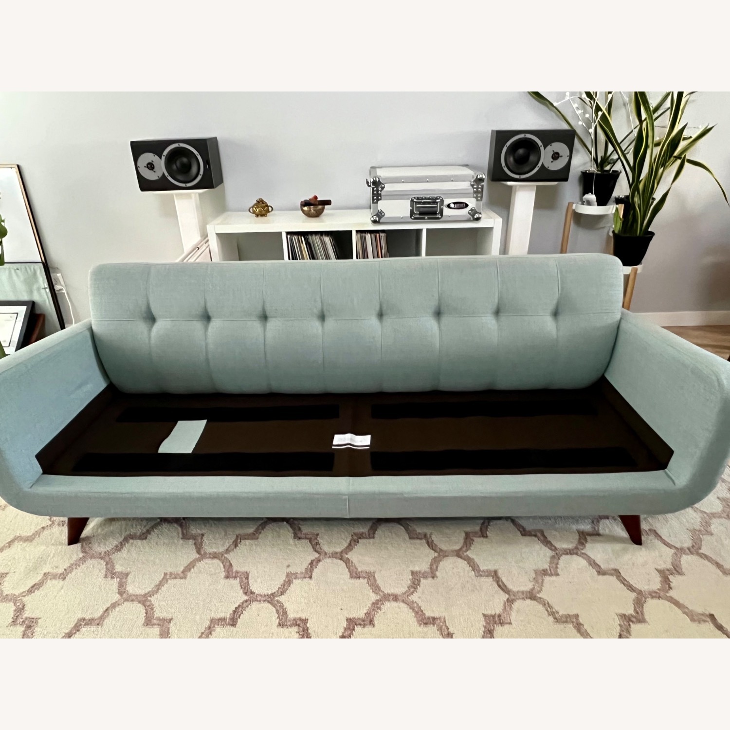 Room &  Board 86” Anson Sofa in Dilcrest Spa Blue - image-2